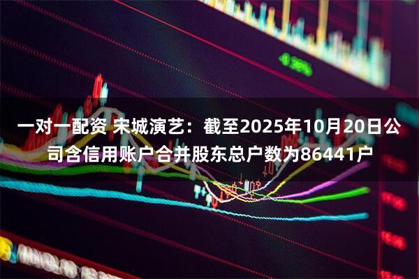 一对一配资 宋城演艺：截至2025年10月20日公司含信用账户合并股东总户数为86441户