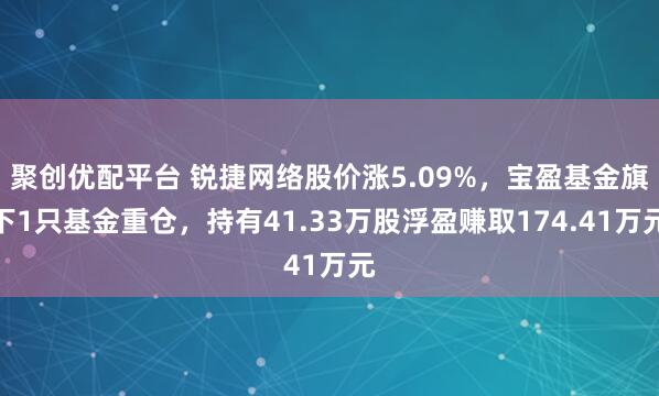 聚创优配平台 锐捷网络股价涨5.09%，宝盈基金旗下1只基金重仓，持有41.33万股浮盈赚取174.41万元